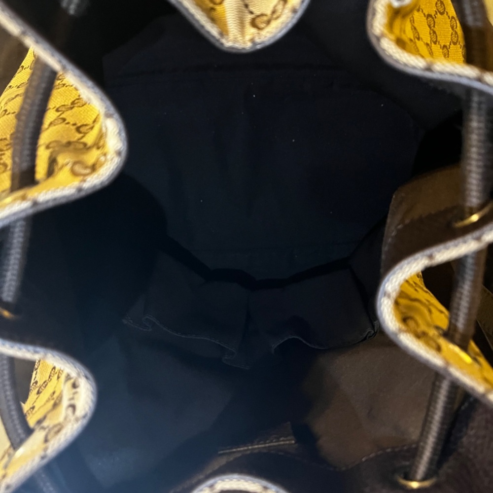 Gucci Monogram Gg Drawstring Backpack - image 5